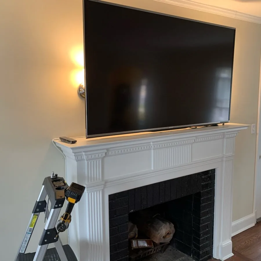 Photo of completed Capital Mounting job